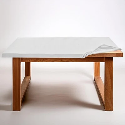 HOME TRESOR Mollettone Copritavolo con Elastico Sotto Tovaglia Salvatavolo Feltro Italiano