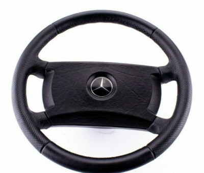 Steering wheel cover with leather for Mercedes W123 W124 W126 McarStyling
