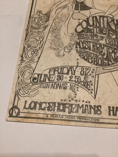1968 FILLMORE Canned Heat Albert King Ten Years After Flyer Handbill Original - Bild 4 von 5