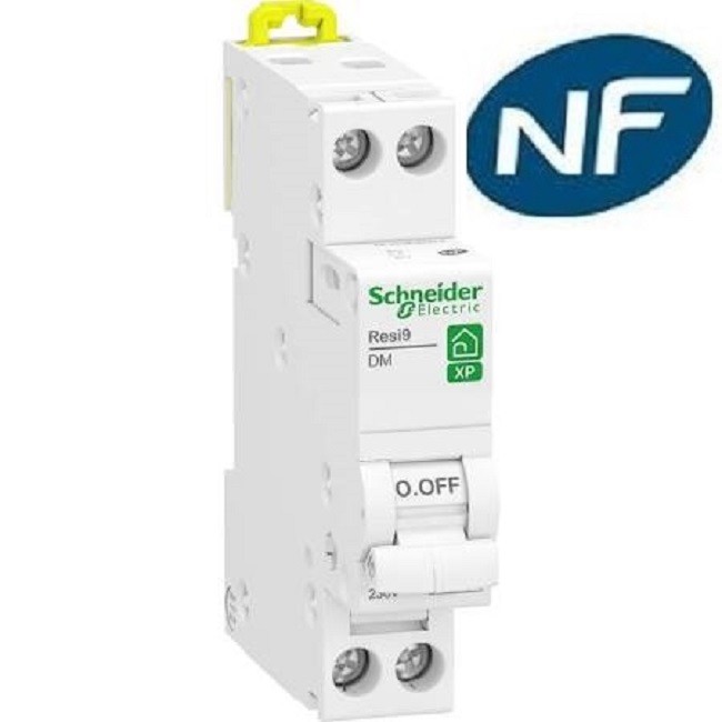 SCHNEIDER - Resi9 - disjoncteur XP - 1P+N - 10A - courbe C