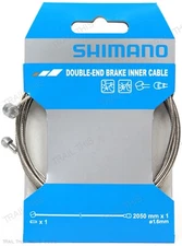 Shimano Double-End Brake Cable for Road or MTB Bike Universal 2050mm x 1.6mm