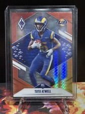 2021 Panini Phoenix Tutu Atwell Fire Burst RC #119 Los Angeles Rams