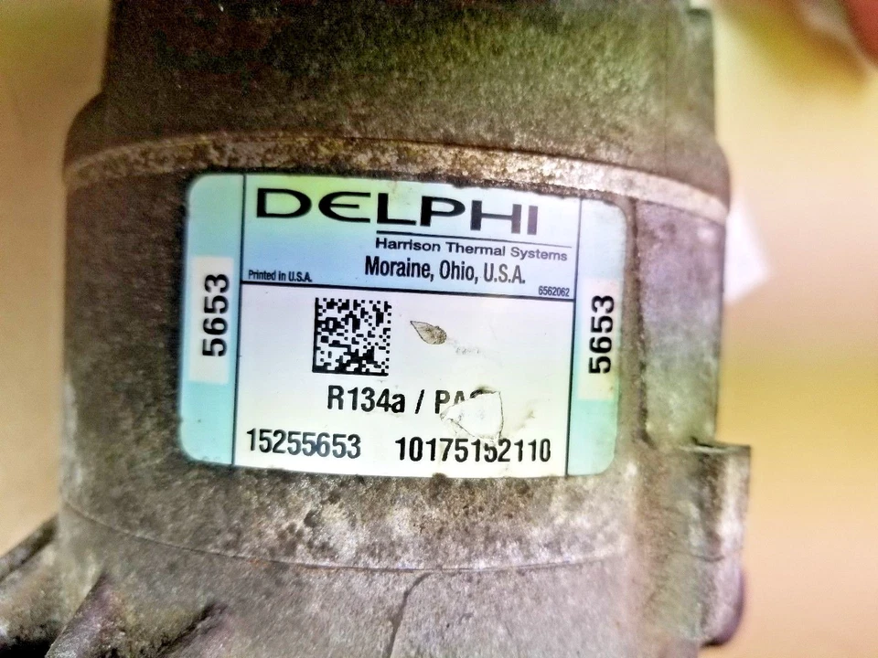 Compressor de ar condicionado Chevrolet Cobalt 2005-2010 fabricante de equipamento original 15255653 - Imagem 4 de 4