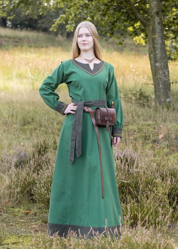 Battle-Merchant Viking Robe Oc, Vert - Moyen Âge Larp Vikings | eBay