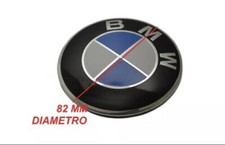 STEMMA FREGIO EMBLEMA LOGO BMW 82mm COFANO ANTERIORE DIAMETRO DM. 82 MM POST
