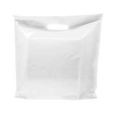 100 Pack 22" x 22" with 2 mil Thick Extra Large White Merchandise Plastic Bags