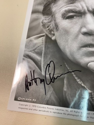 Anthony Quinn signed 8" x 11" photo Not Personalized - Picture 3 of 4