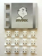 STUDEX EAR PIERCING STAINLESS EARRINGS 12 PAIR 3mm REGULAR STAR - R501W