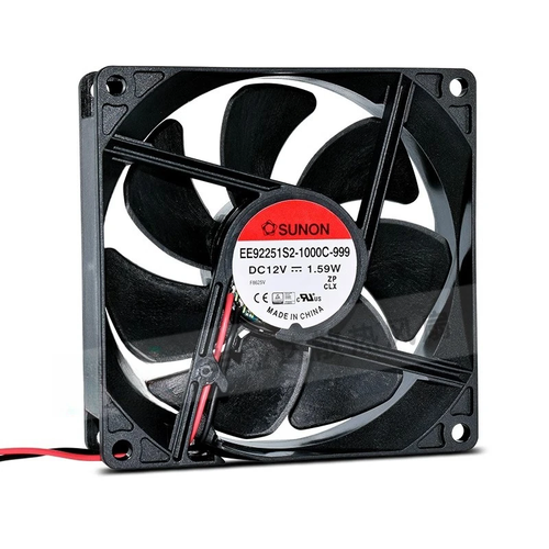 EE92251S2-1000C-999 12V 1.59W 9225 9cm 2-wire magnetic levitation cooling fan - Picture 3 of 4