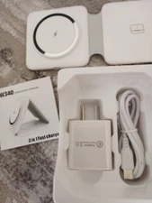 3-in-1 Fast Wireless Charger Foldable Mat Pad, Free Shipping