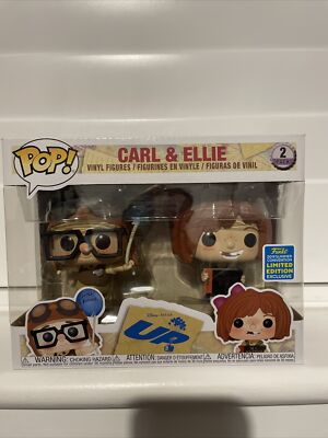 Funko Pop Carl \u0026 Ellie Vinyl Figure Set - 40161 UP Con Exclusive  889698401616| eBay
