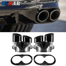 Car Exhaust Pipe Tips For Mercedes W177 A35 C118 CLA35 X247 GLB35 A45S AMG 2020+