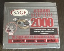 2000-01 Sage Autographed Basketball Hobby Box