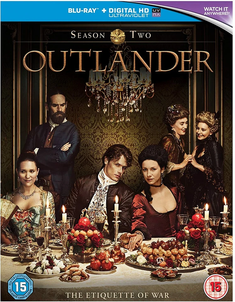 Outlander The Complete Second Season Two 2(Blu-ray,Region Free,UK,5-Disc Set)NEW Foto 2 de 3