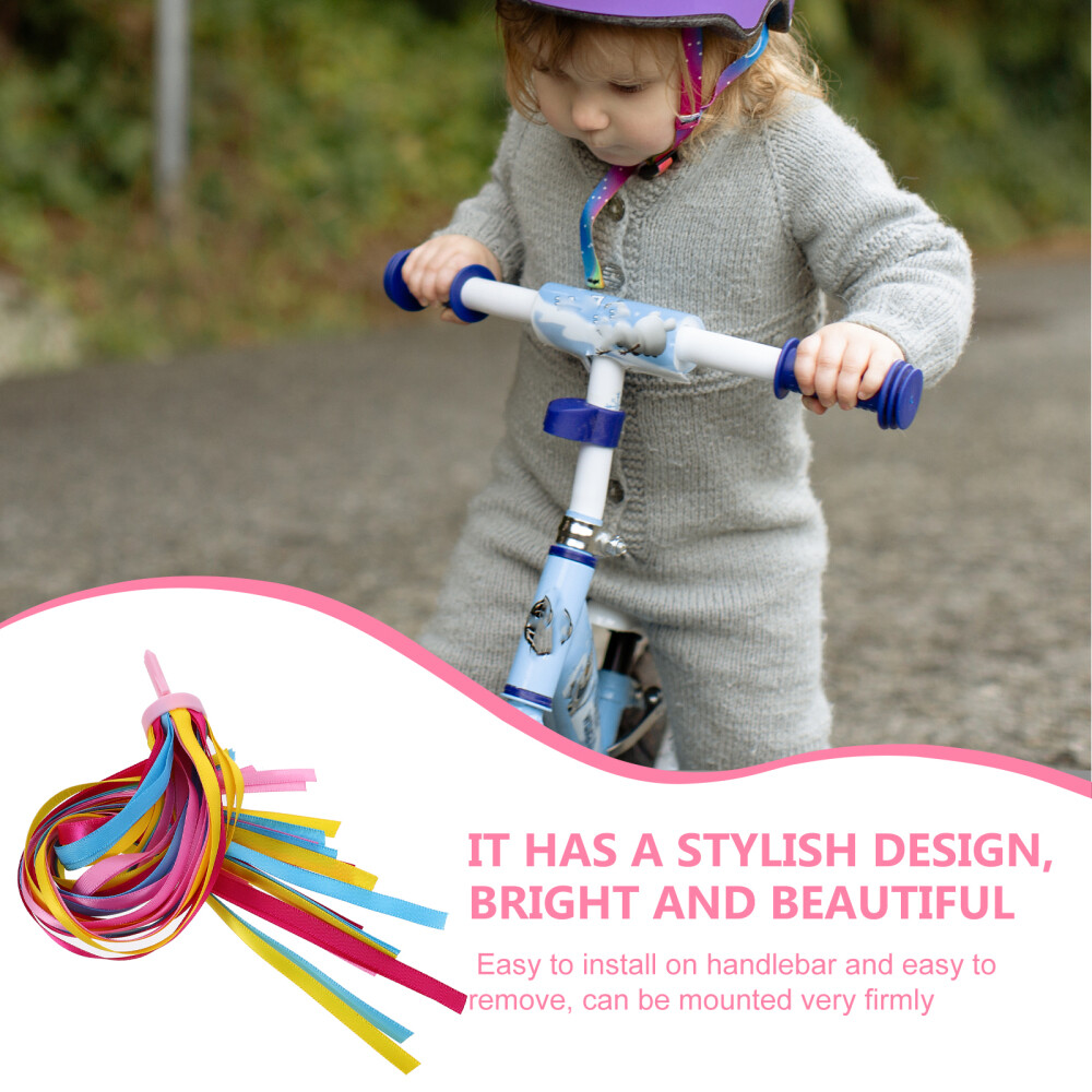 Bike Accessories Kids Tassles Handlebar Tassels for Girls Ribbons