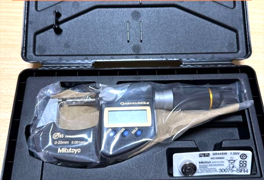 Mitutoyo Digital Micrometer QuantuMike MDE25MX (29314030) japan NEW eBay