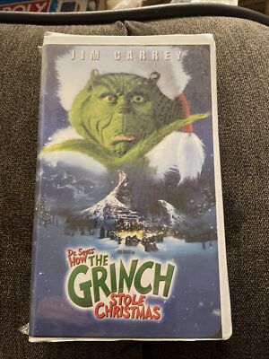 How the Grinch Stole Christmas (VHS, 2001, Clamshell) New/Sealed