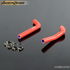 Red Silicone Radiator Hose Clamps Kit Fit For 2004-2008 Yamaha Yfz450 Yfz 450