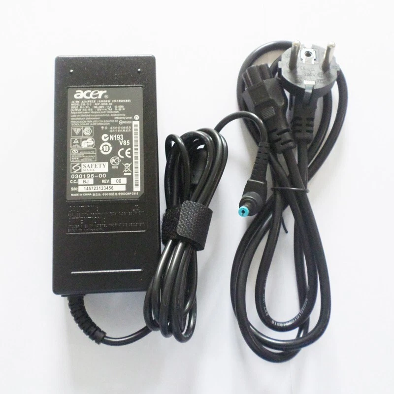 Genuine 90W Power Supply Cord For Acer PA-1900-32 PA-1900-34 Battery Charger New - Image 2 of 4