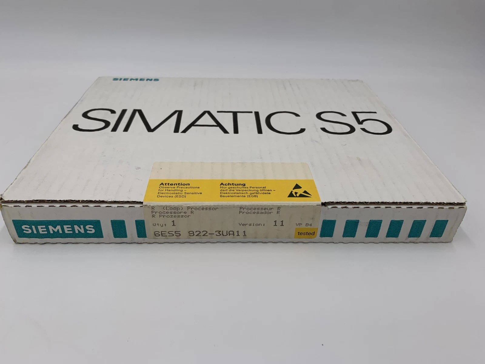 Siemens 6ES5922-3UA11 SIMATIC S5 CENTRAL CONTROLLER MODULE CPU 922 F. CC 135U/155U — Moduli PLC ed estensioni