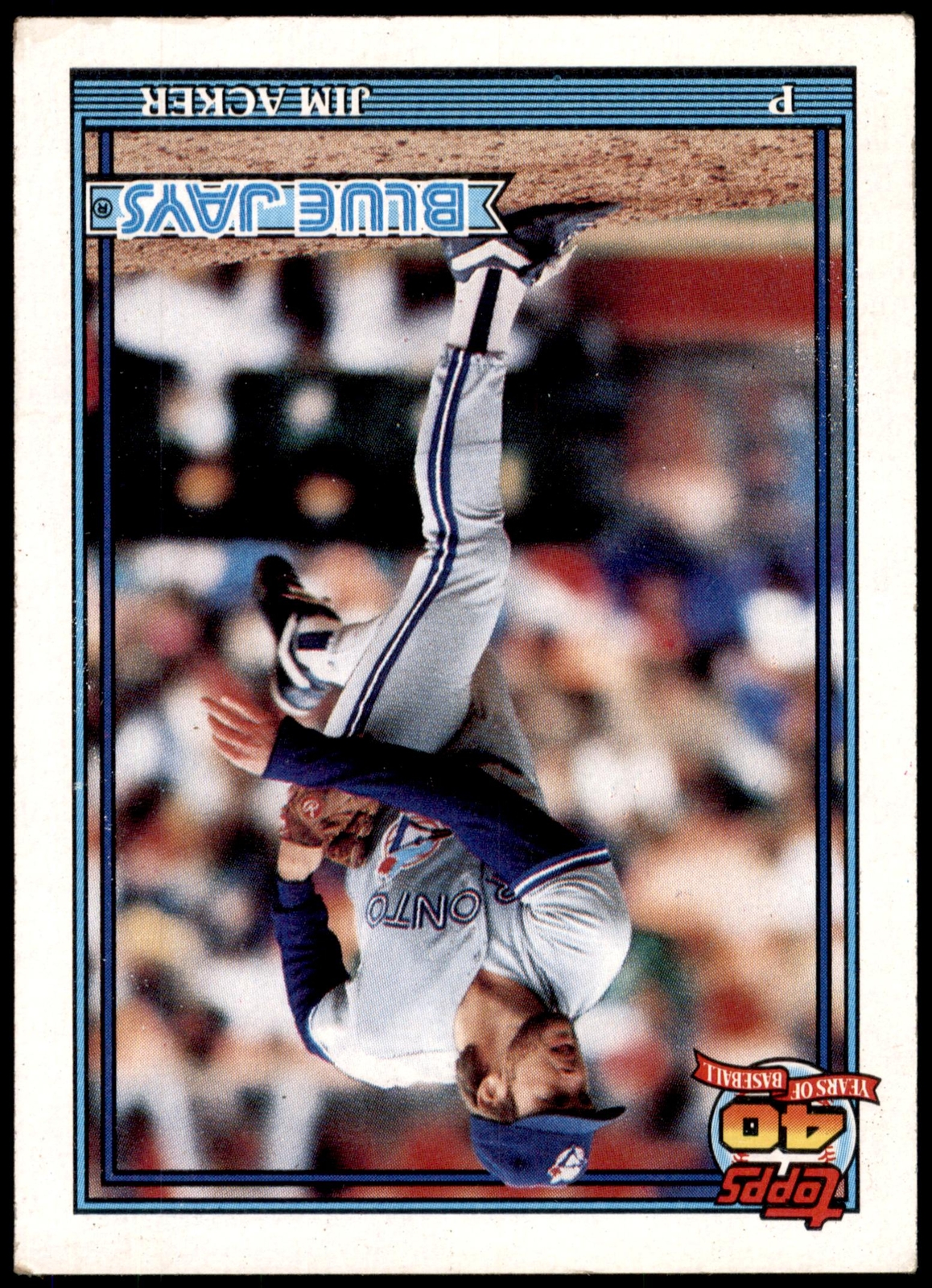 Jim Acker #71b 1991 Topps
