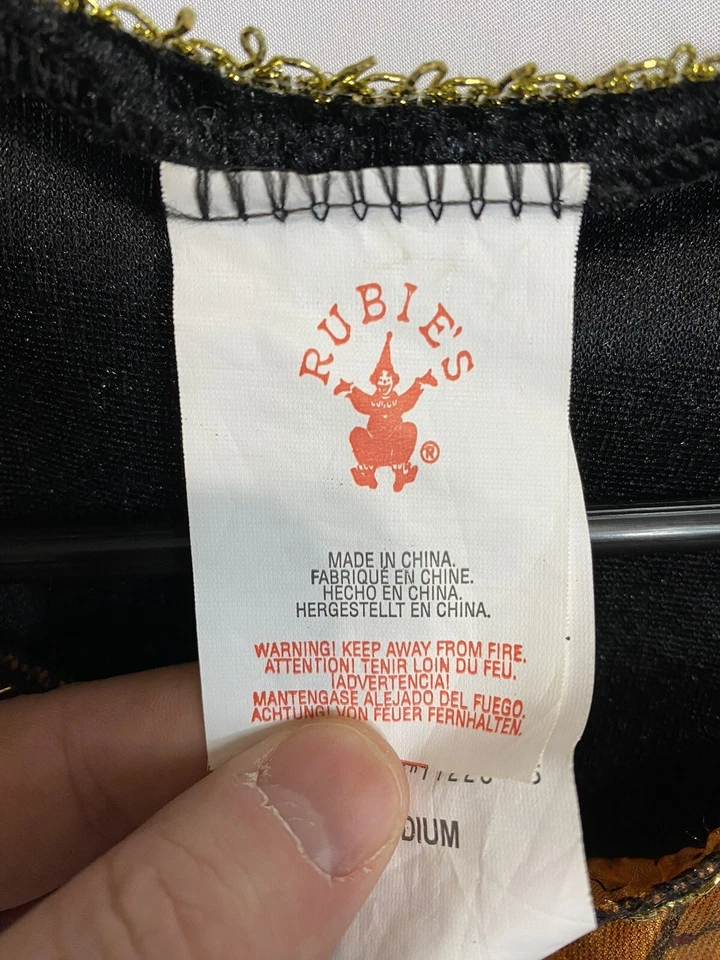 Vestido Bruja Brillante RUBIES H/C # 881122 Disfraz Halloween Talla Mediana Foto 3 de 4