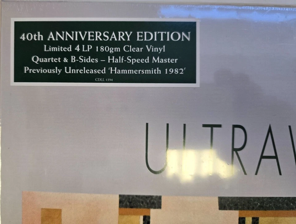 Ultravox Quartet 4 x LP Album vinyl record Boxset remastered coloured limited ed - Image 2 of 4