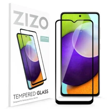ZIZO TEMPERED GLASS Screen Protector for Galaxy A52 5G - 9H Hardness - Black
