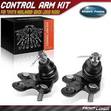 2Pcs Front Left & Right Lower Ball Joint for Toyota Highlander Venza Lexus RX350