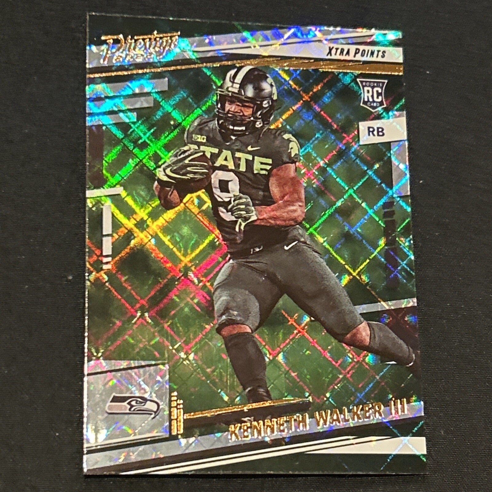 2022 Prestige Football Rookie /249 Green Xtra Points Kenneth Walker 314