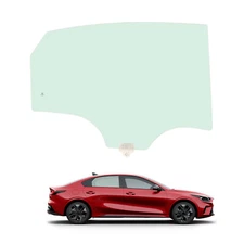 Fits Kia Forte 4 Door Sedan 2019-2024 Passenger Side Rear Door Window Glass