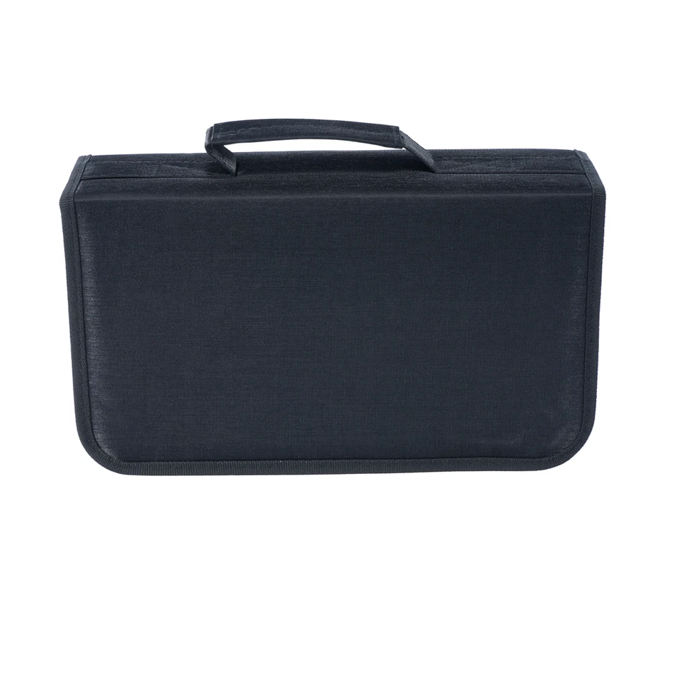 128 DVD CD DISC Holder Plastic Storage Case Folder Wallet Carry Bag Organizer UK - Image 2 of 4