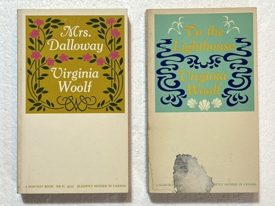 Two Virginia Woolf Harvest PBs Mrs Dalloway To the Lighthouse
