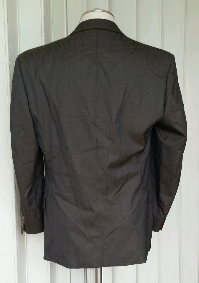 Chaqueta Blazer Abrigo Deportivo Verde Yves Saint Laurent 40S Espiga Hecho en Francia Foto 3 de 4