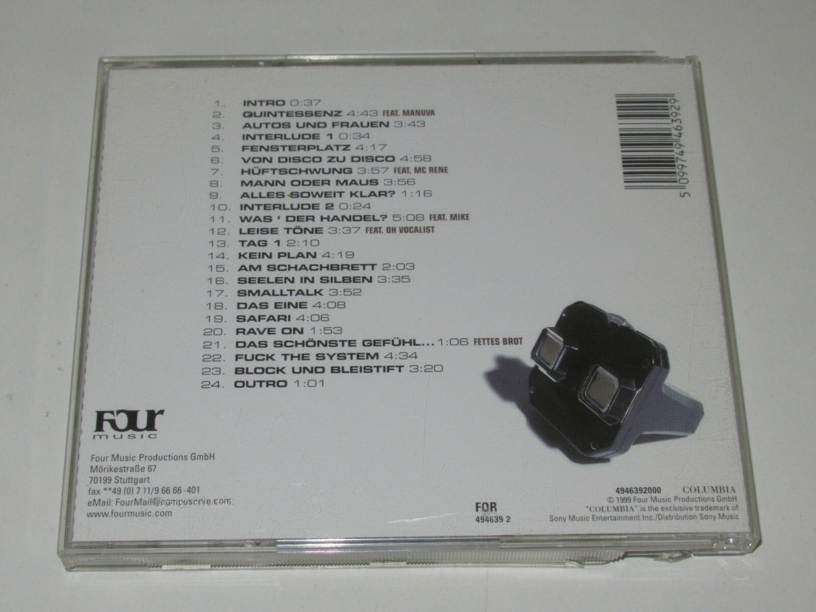 Blumentopf ‎ Großes Kino / Four Music ‎ FOR 494639 2 CD ALBUM eBay