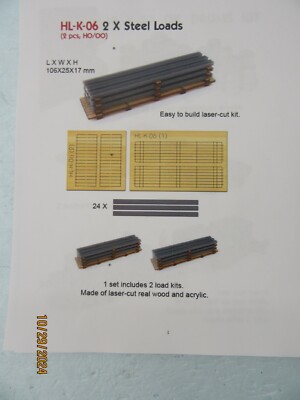HO - Proses HL-K-06  Laser Cut Bar Steel Load Kit - NIB*