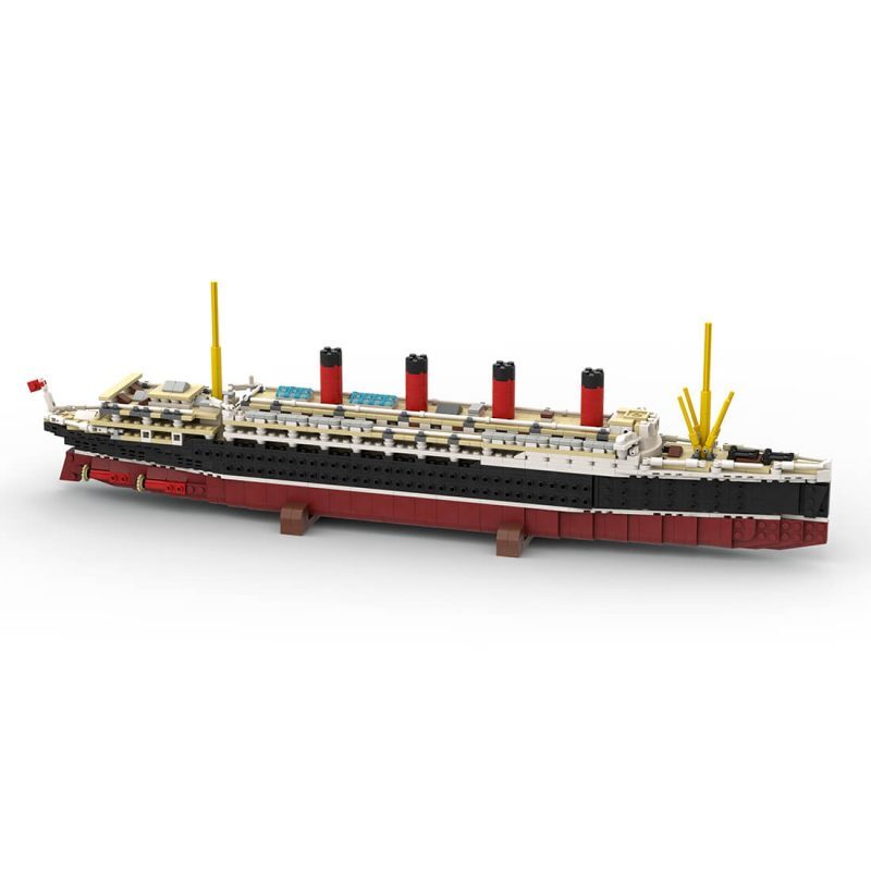 Custom MOC-175850 Long RMS Lusitania Steamship 1863 Pieces for Age 10+