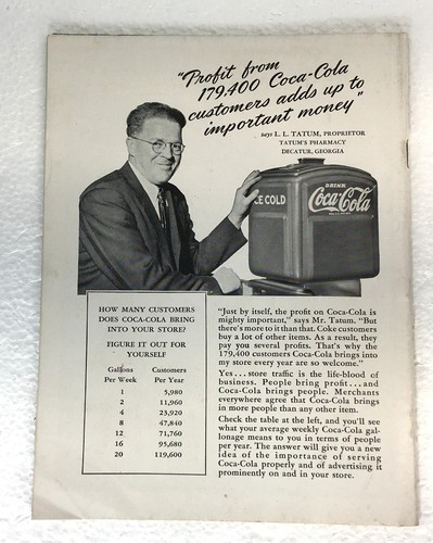 COCA~COLA VINTAGE AUGUST 1945 THE RED BARREL - Picture 17 of 18