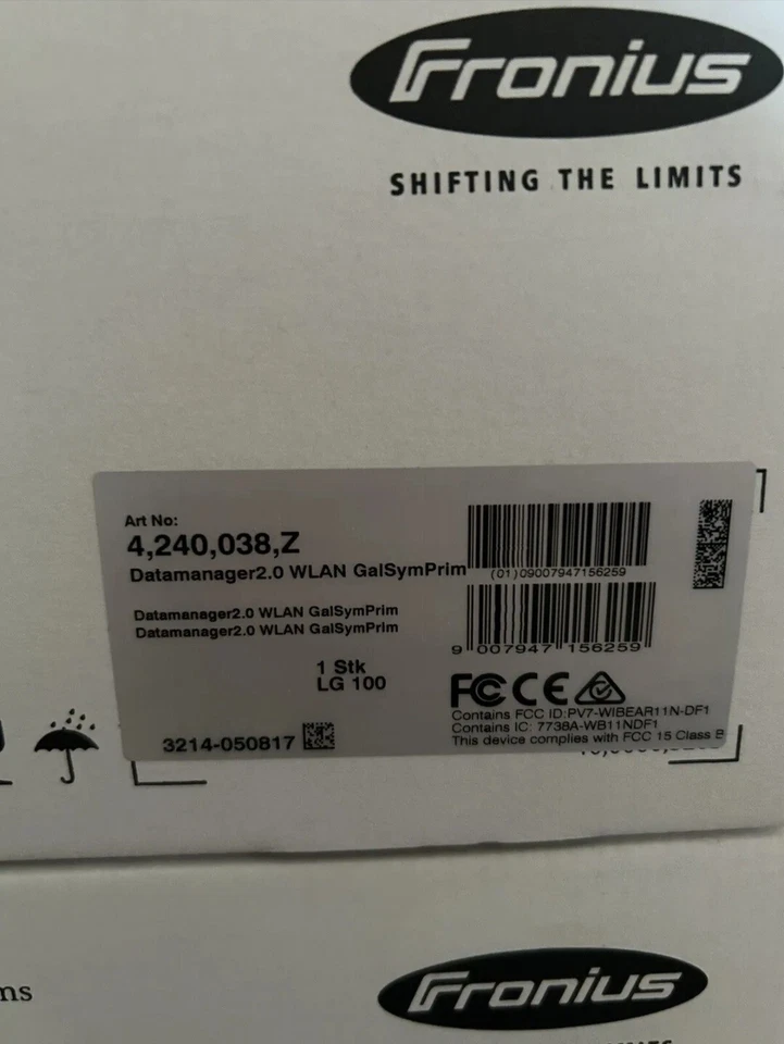 FRONIUS DATA MANAGER 2.0 para Symo Primo Galvo ECO y SYMO ADVANCE P/n 4.240.038 Foto 2 de 2