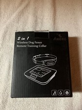 Aweec Wireless Dog Fence System 2-in-1 Training Collar Open Box