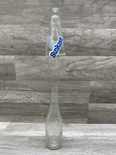 Vintage Carnival Game Prize Stretched/Elongated Sunkist Glass Bottle 17” Tall