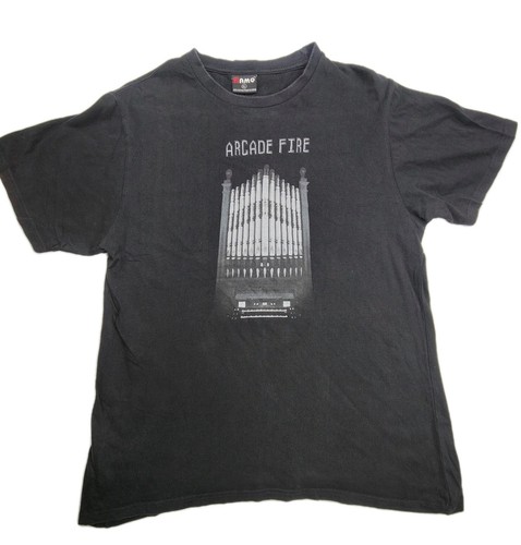 Arcade Fire Band T-shirt Women's XL Black Music Merch Ramo Tag Y2K Rock Grunge