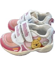 Vintage 2000's Y2K Disney Winnie the Pooh Baby Shoes Size 4.5 Baby Girl
