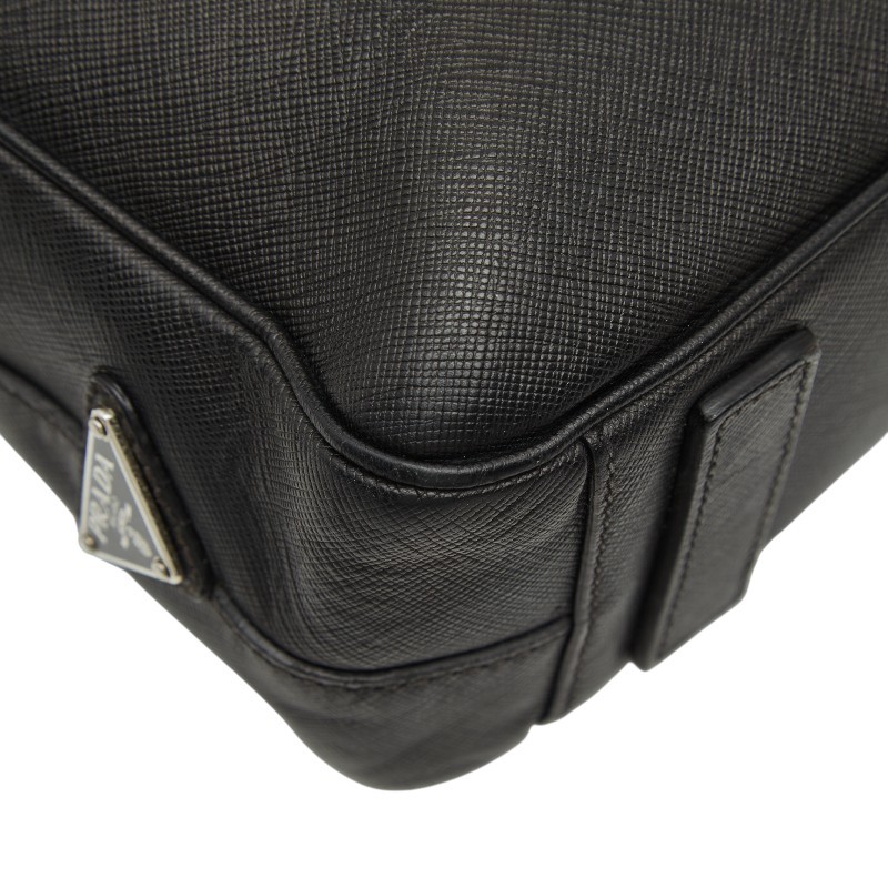 PRADA Triangle With logo Business bag briefcase handbag mens 【Used】 thumbnail 7