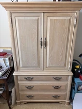 Solid Oak Armoire