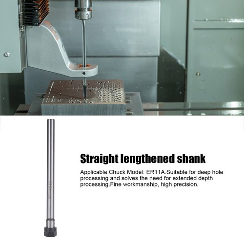 ER11A-150L Collet Chuck Holder Straight Shank Milling Holder Extension Rod C12❤ - Picture 6 of 8
