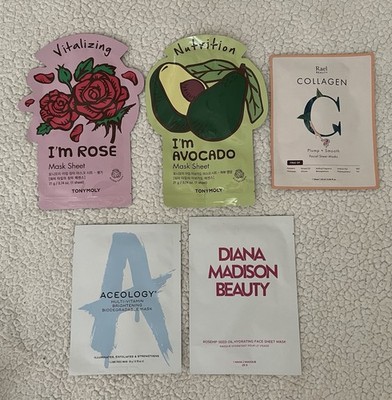 5 Great Skincare Masks!  Tony Moly - Rael Beauty - Diana Madison - Aceology