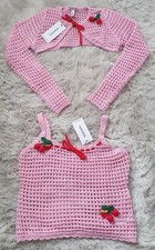 Kirsche Häkel Twinset   Bezaubernder Handarb...