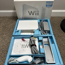 Nintendo Wii Video Game Console in Box No Wii Sports