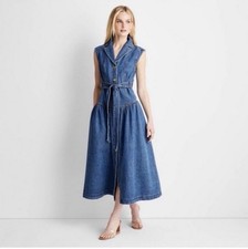 Target X Jenee Taylor Denim Button Down Shirt Dress Size 2